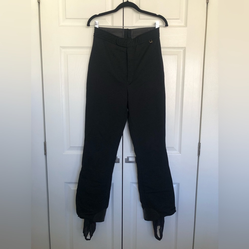 Women’s Black Vintage Roffe Ski and Snow Pants Size 10L